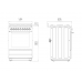 BFCB60GMX Beko 60 cm Aeroperfect Upright Cooker with Gas Cooktop 